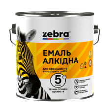 Емаль алкідна ПФ-116 ТМ ZEBRA 36 смарагдово-зелена 2,8 кг